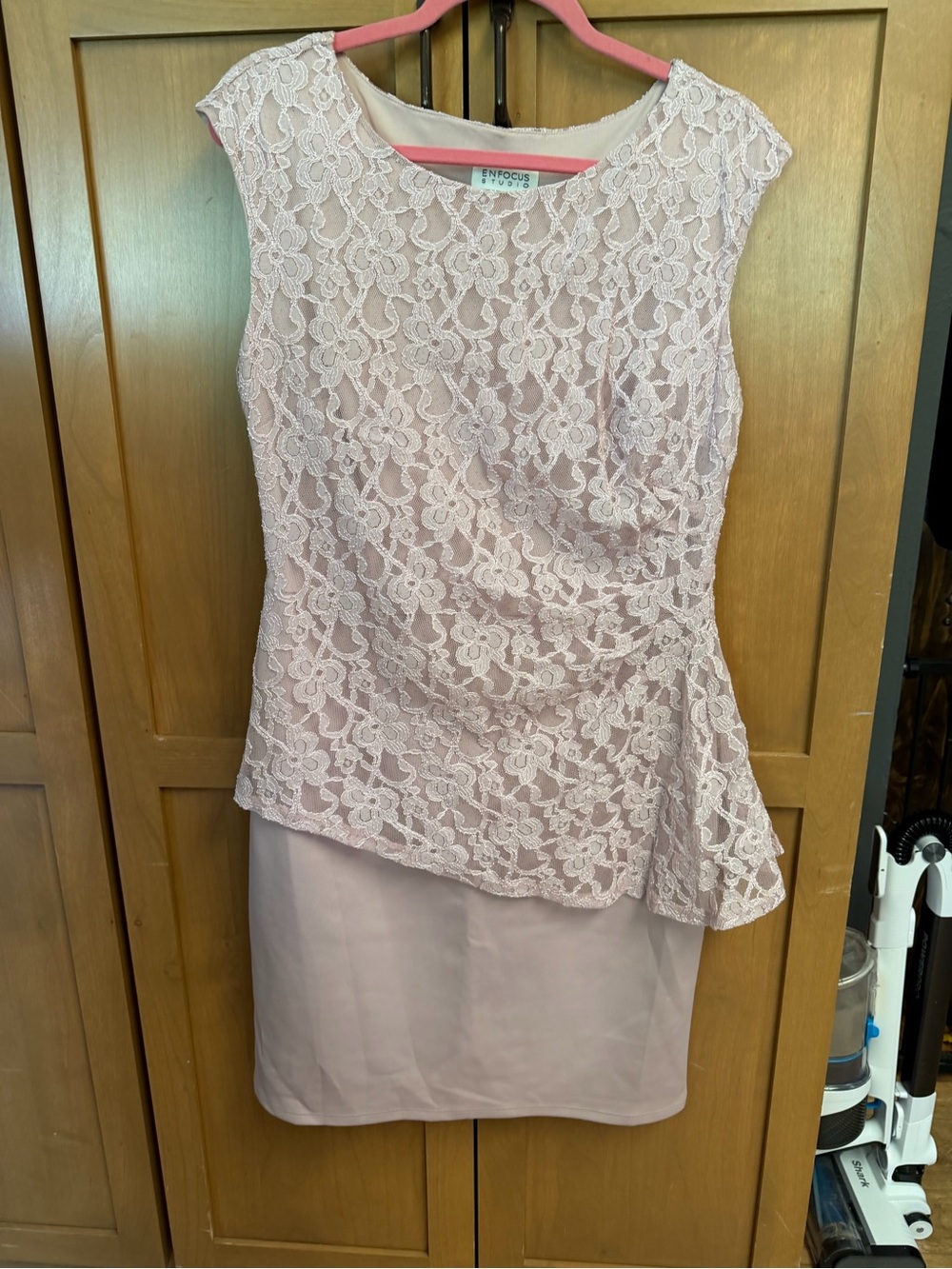 Enfocus Studio Dusty Rose Lace Dress